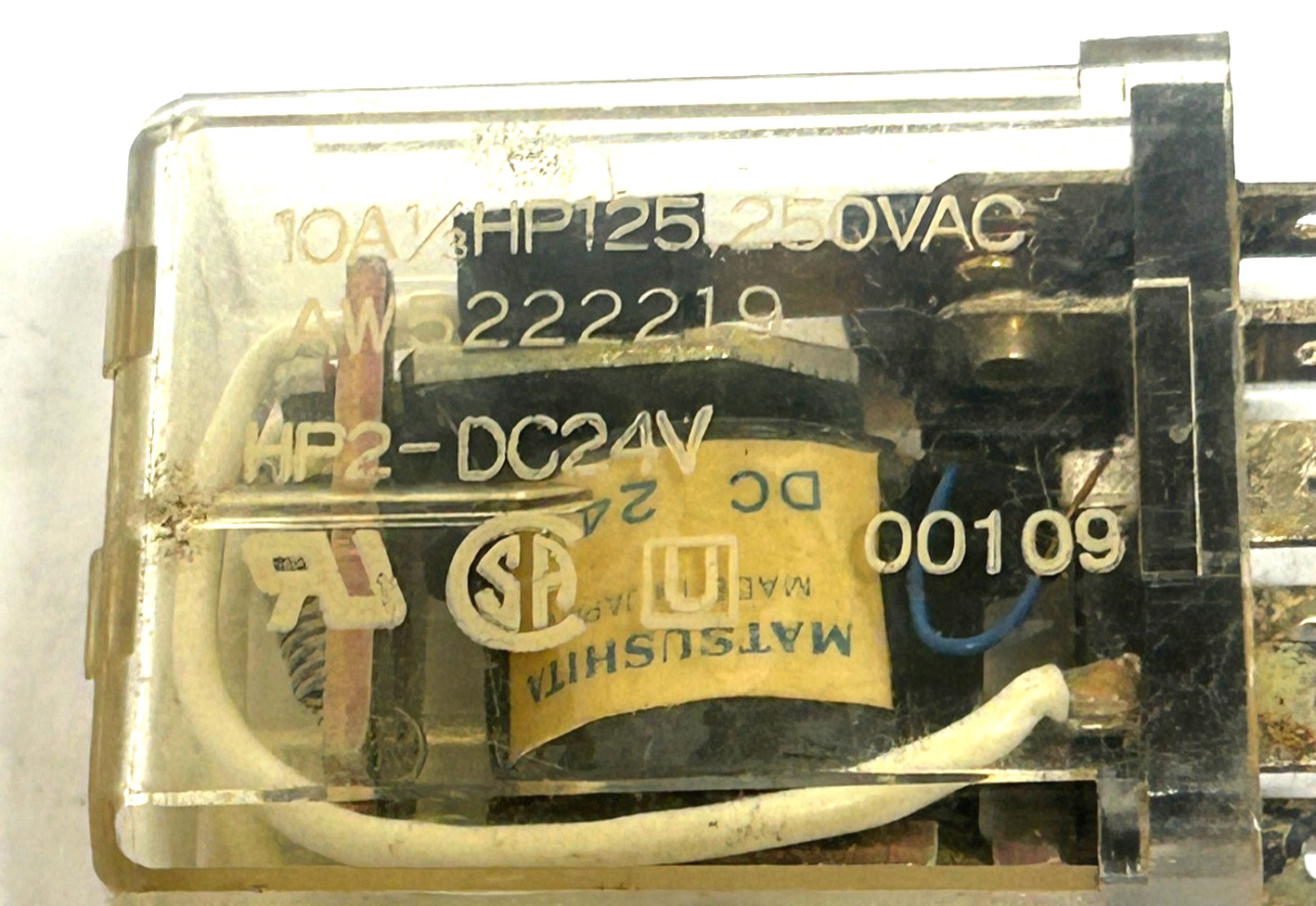 Matsushita HP2-DC24V Relay Lot of 2  New