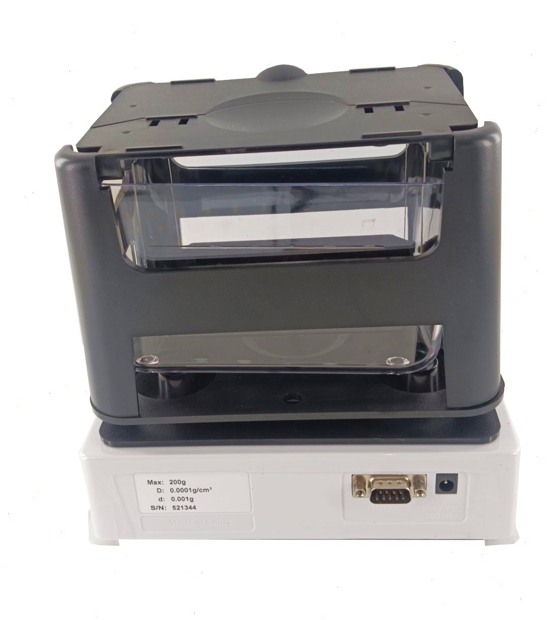 Digital Solid Density Meter with Range 0.001-200g Resolution 0.0001 g/cm³