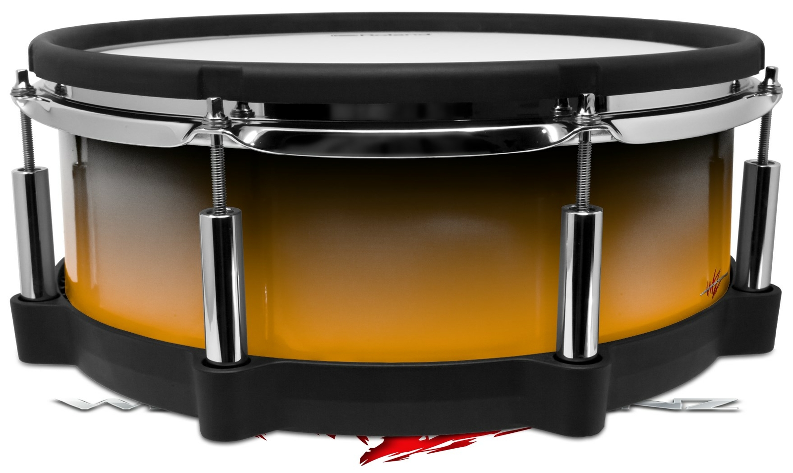 Wrap for Roland PD140 Smooth Fades Orange Black