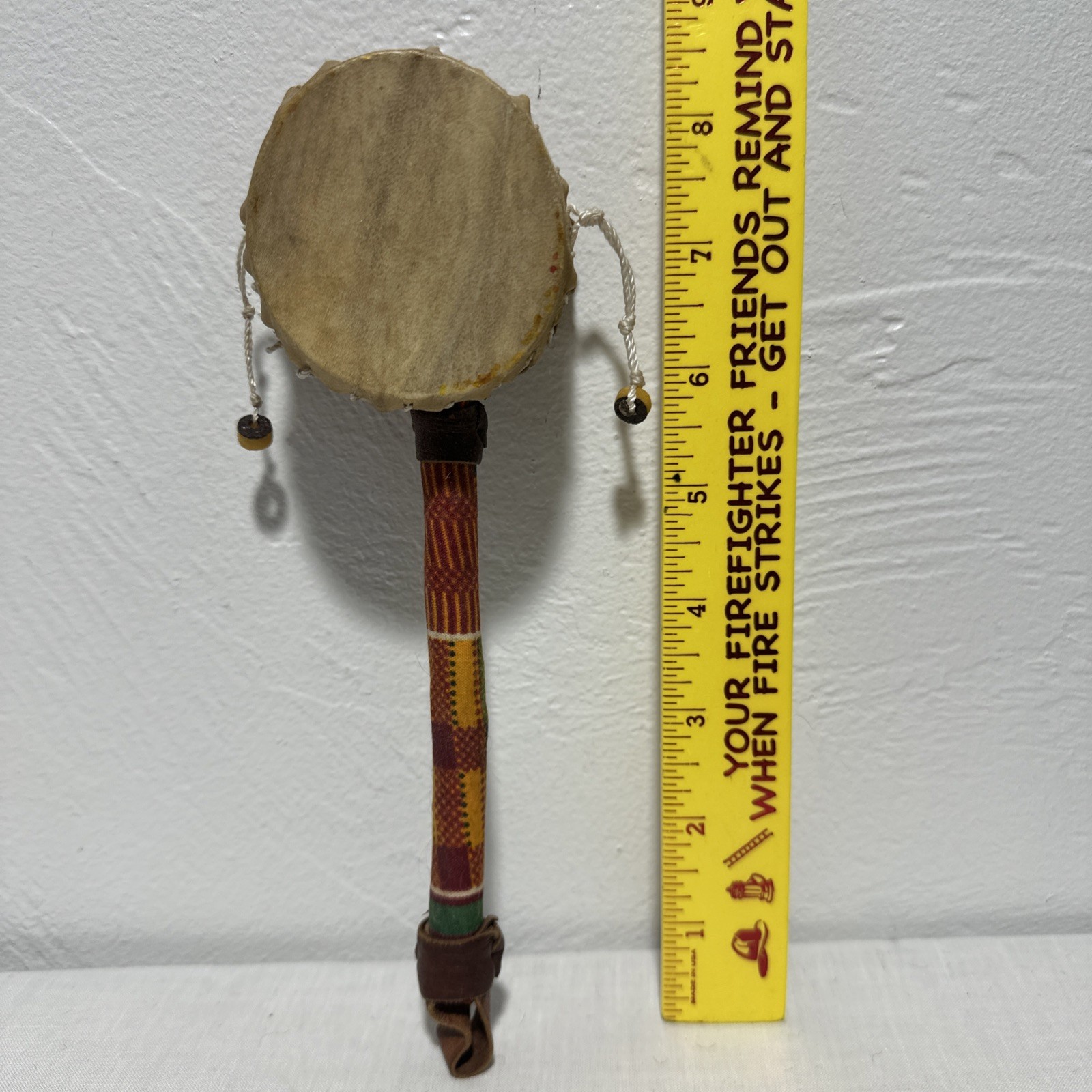 Rattle Drum / Monkey Drum Handmade 8.5"
