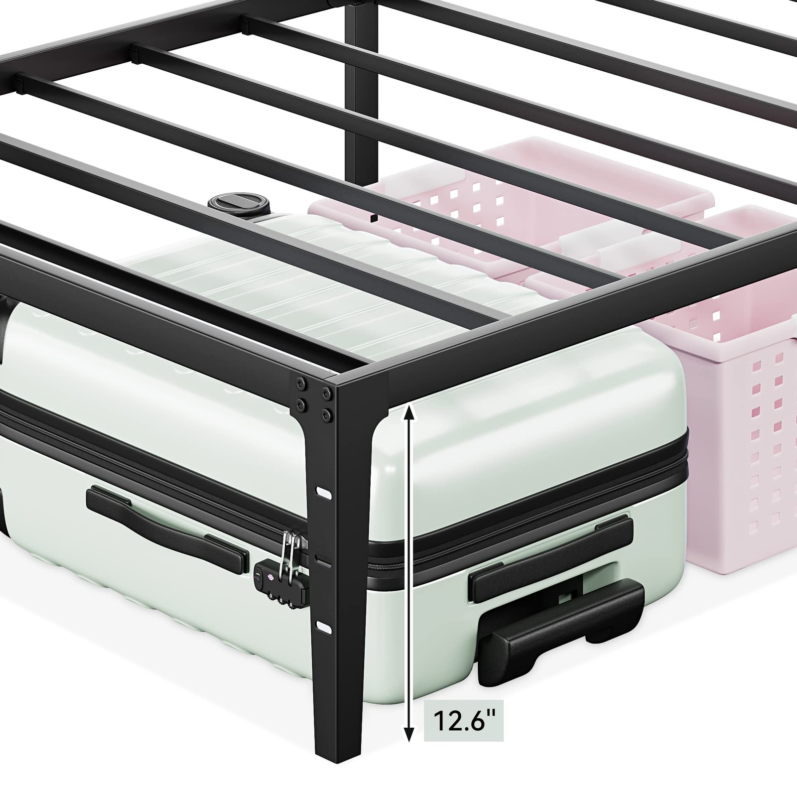 6 IN /14 IN Twin/Full/Queen Bed Frames - Metal Platform Bed Frame,Easy Assembly