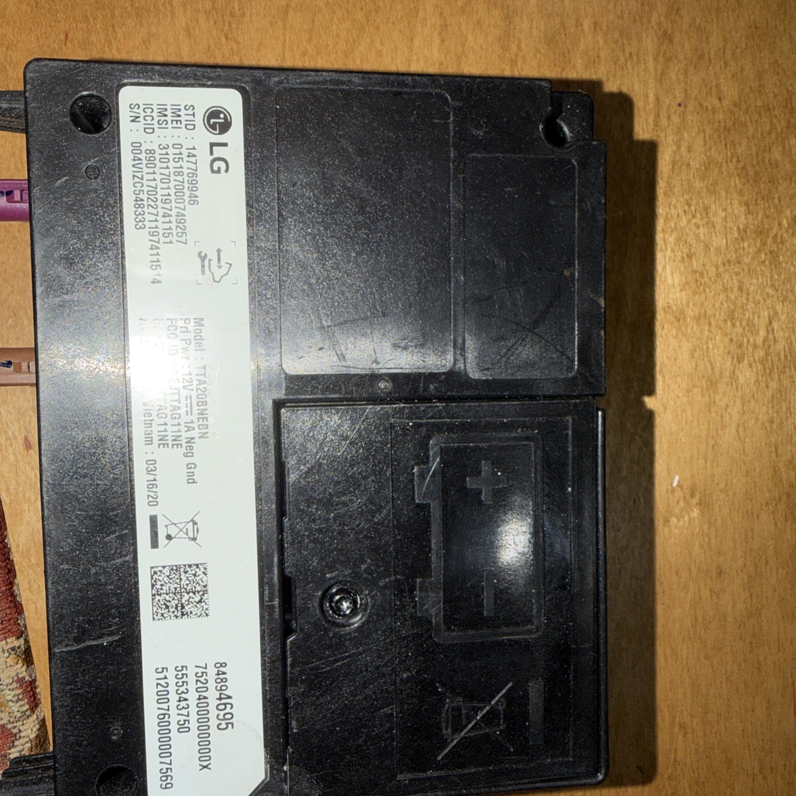Communication Control Module PN 84894695 OEM 2020 Cadillac CT5