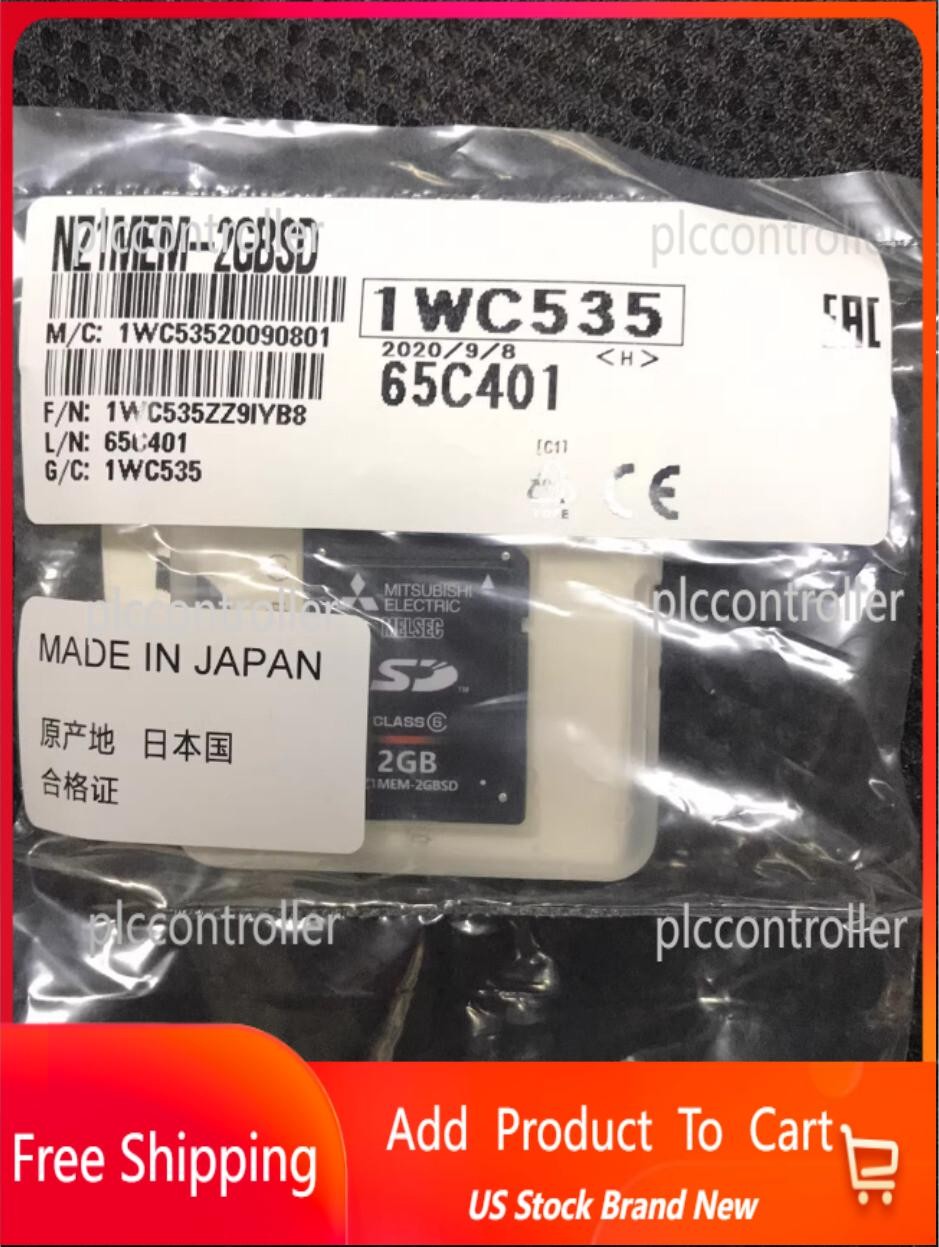 1PC New Mitsubishi NZ1MEM-2GBSD NZ1MEM2GBSD 2GB Memory Card Free Ship #TT