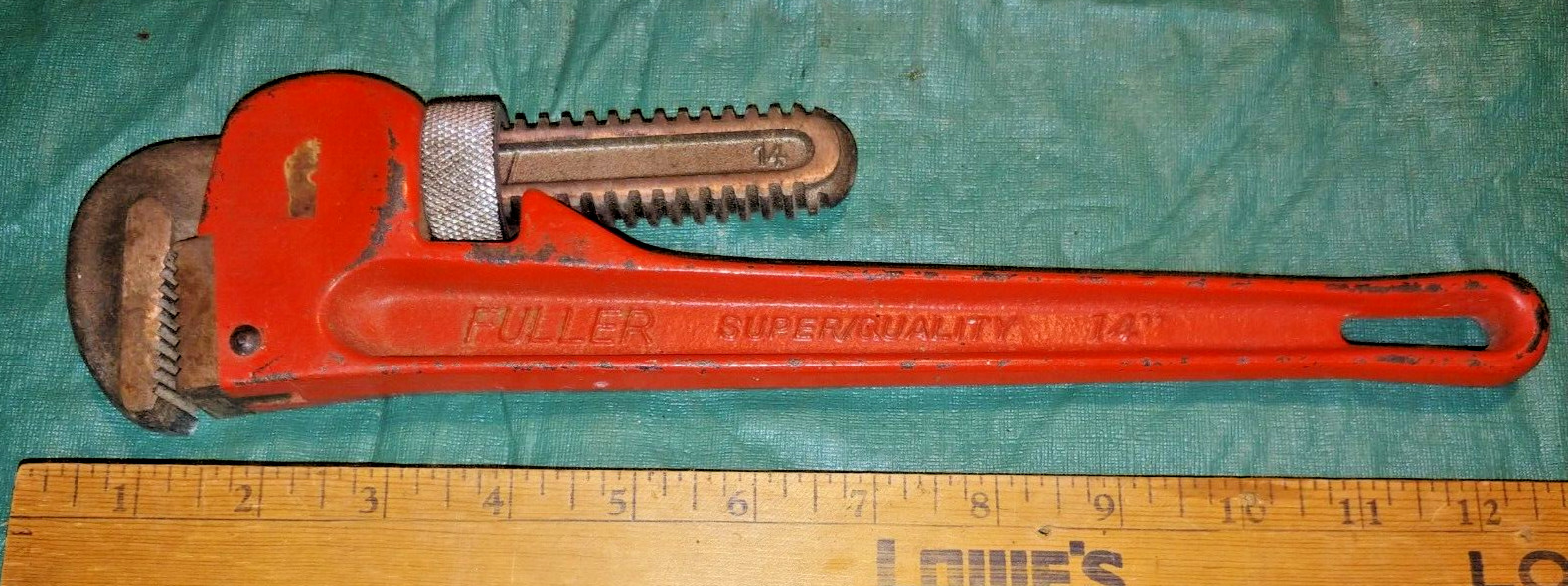 VINTAGE FULLER PIPE WRENCH MONKEY WRENCH JAPAN