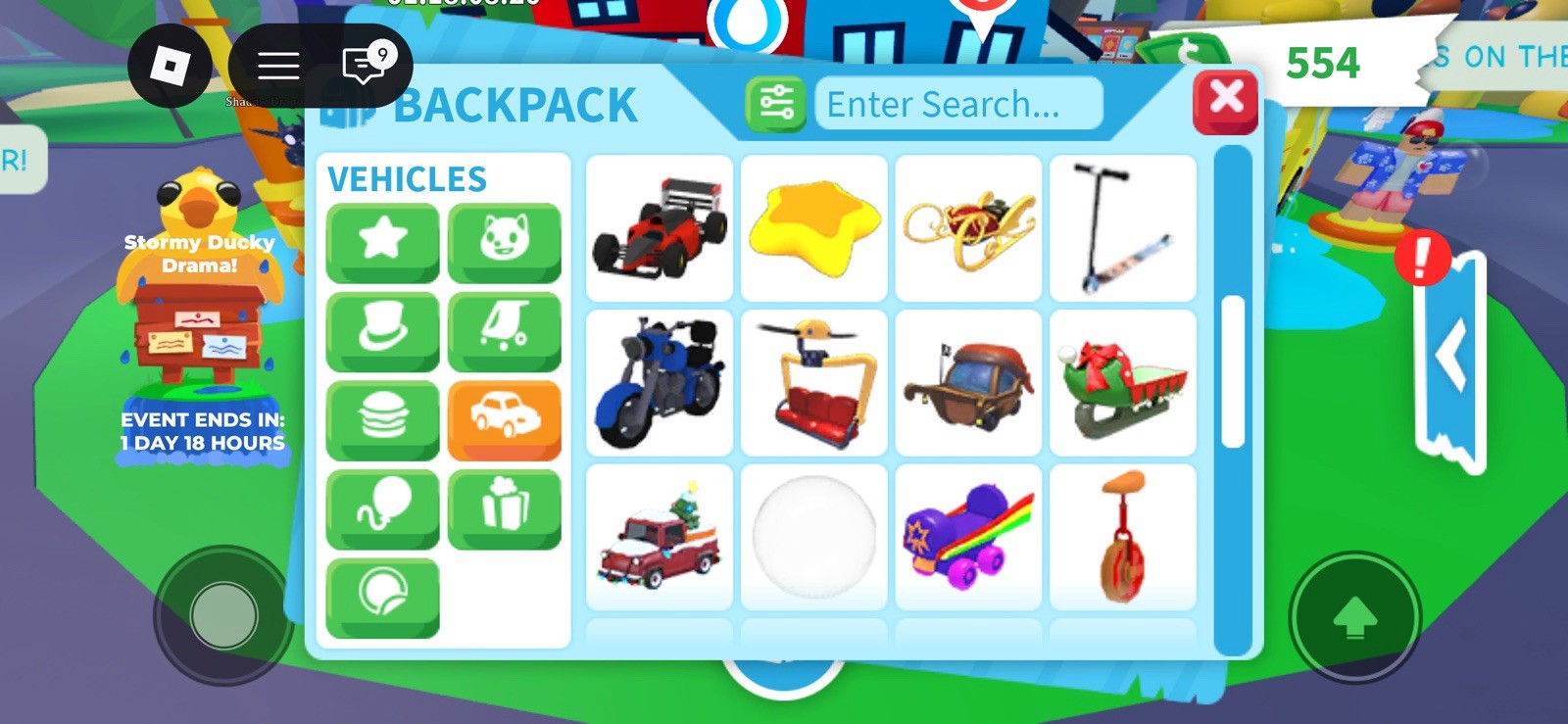 Adopt Me! Roblox Backpack Inventory (READ DESCRIPTION)