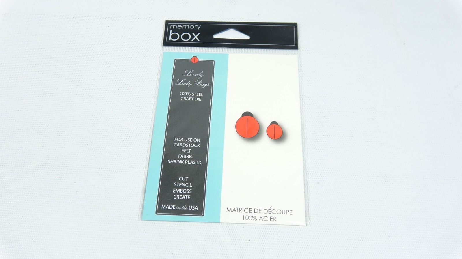 2013 Memory Box Craft Steel Die Lovely Lady Bug 98614