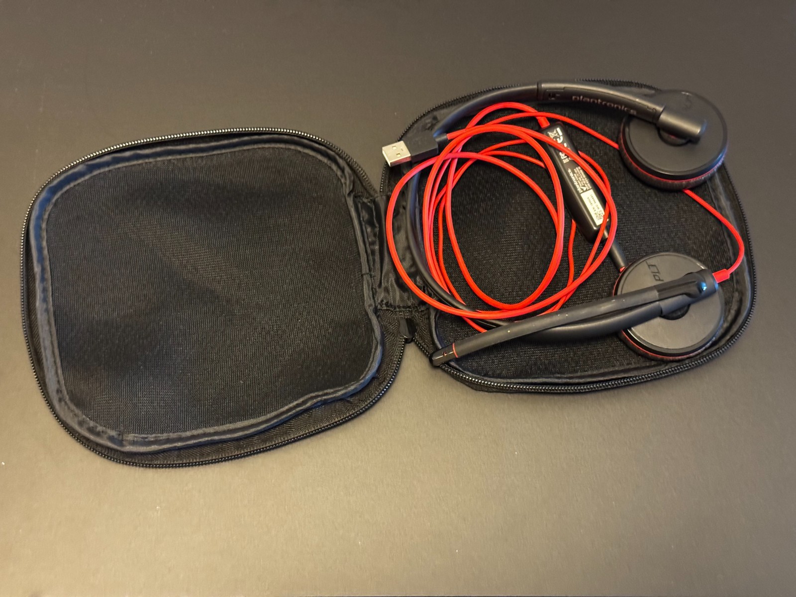 Plantronics Blackwire 3225 USB-A Headset, On-Ear Stere Headset, Wired