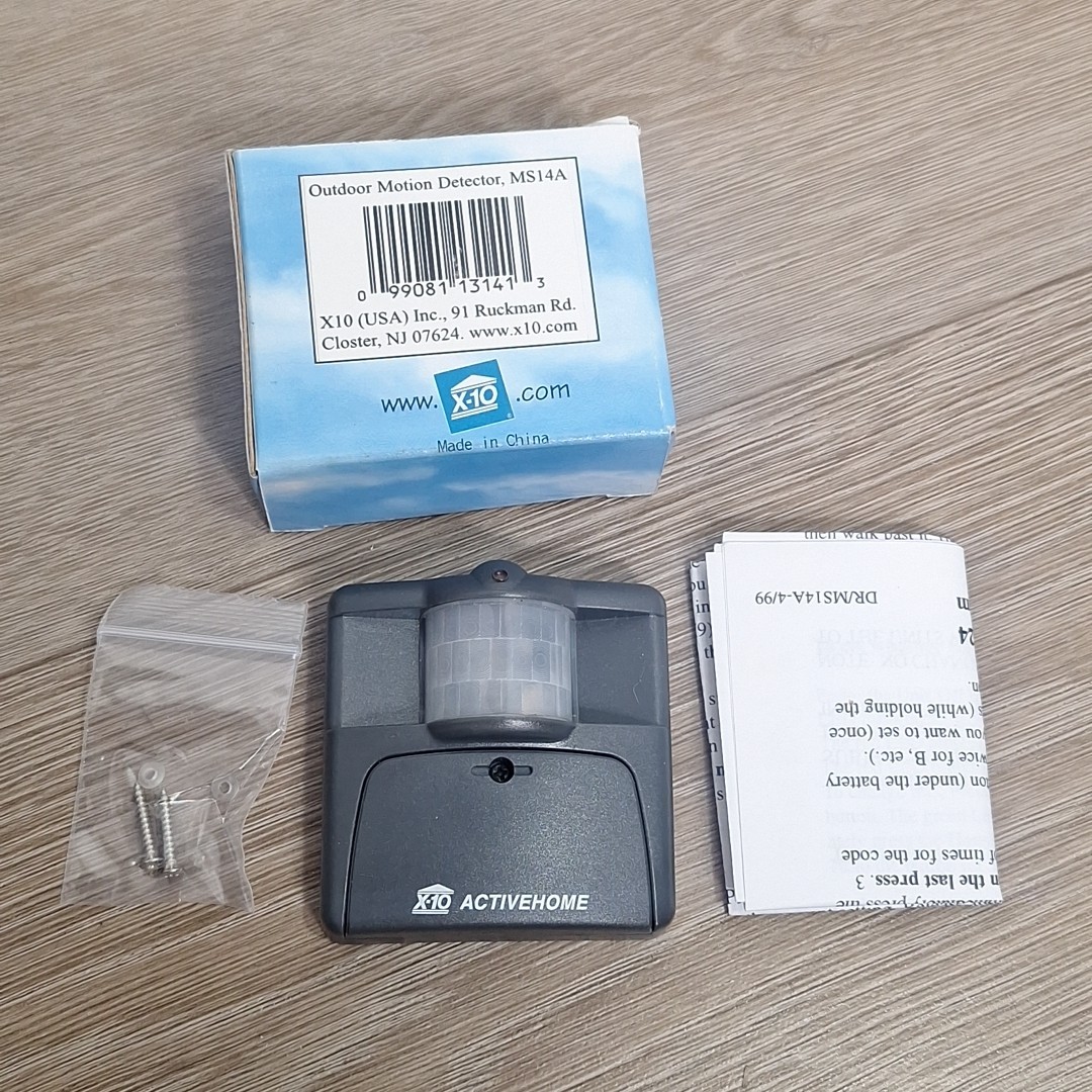X-10 X10 MS14A EAGLE EYE MOTION SENSOR DETECTOR OUTDOOR NEW NIB