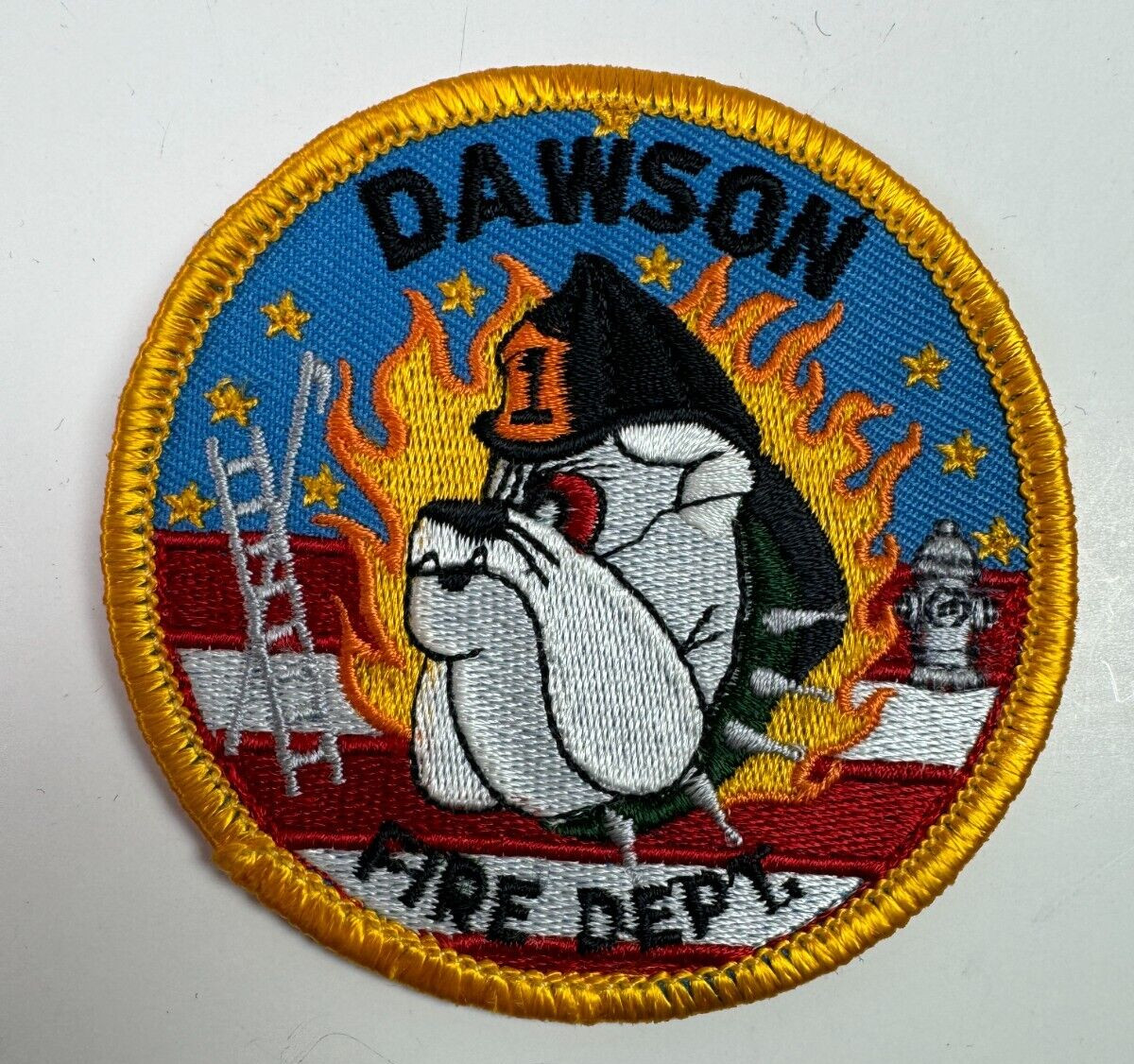 3" Dawson Fire 1 Bulldog Patch C5