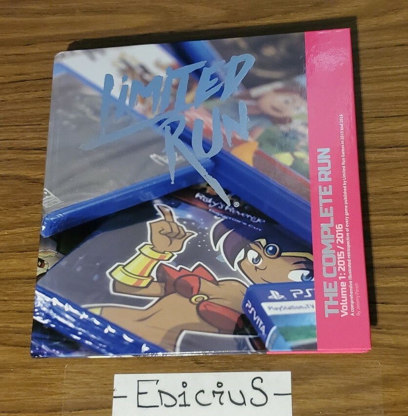 Limited Run Games: the Complete Run: Volume 1 2015-2016 Signed HC Book In Hand