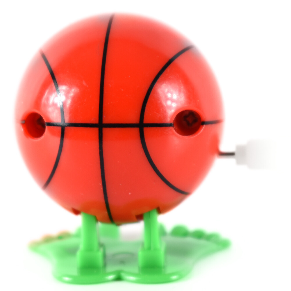 2 Pack Wind Up Orange Basketball Rolling Walking Party Favor