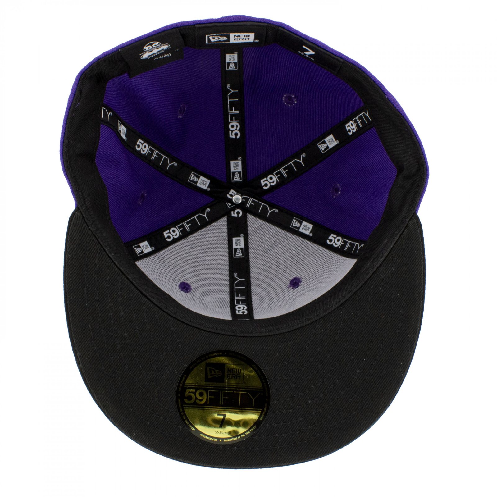 The Joker Big Laughs New Era 59Fifty Fitted Hat Purple
