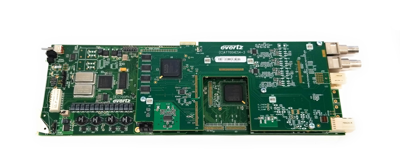 Evertz 7721AE4-HD HD-SDI 4-Channel AES Audio Embedder for 7700 Series