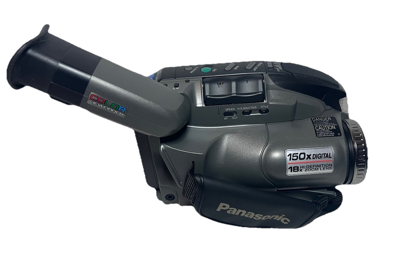 Panasonic Palmcorder PV-D300D VHS C Camcorder - Silver Not Tested