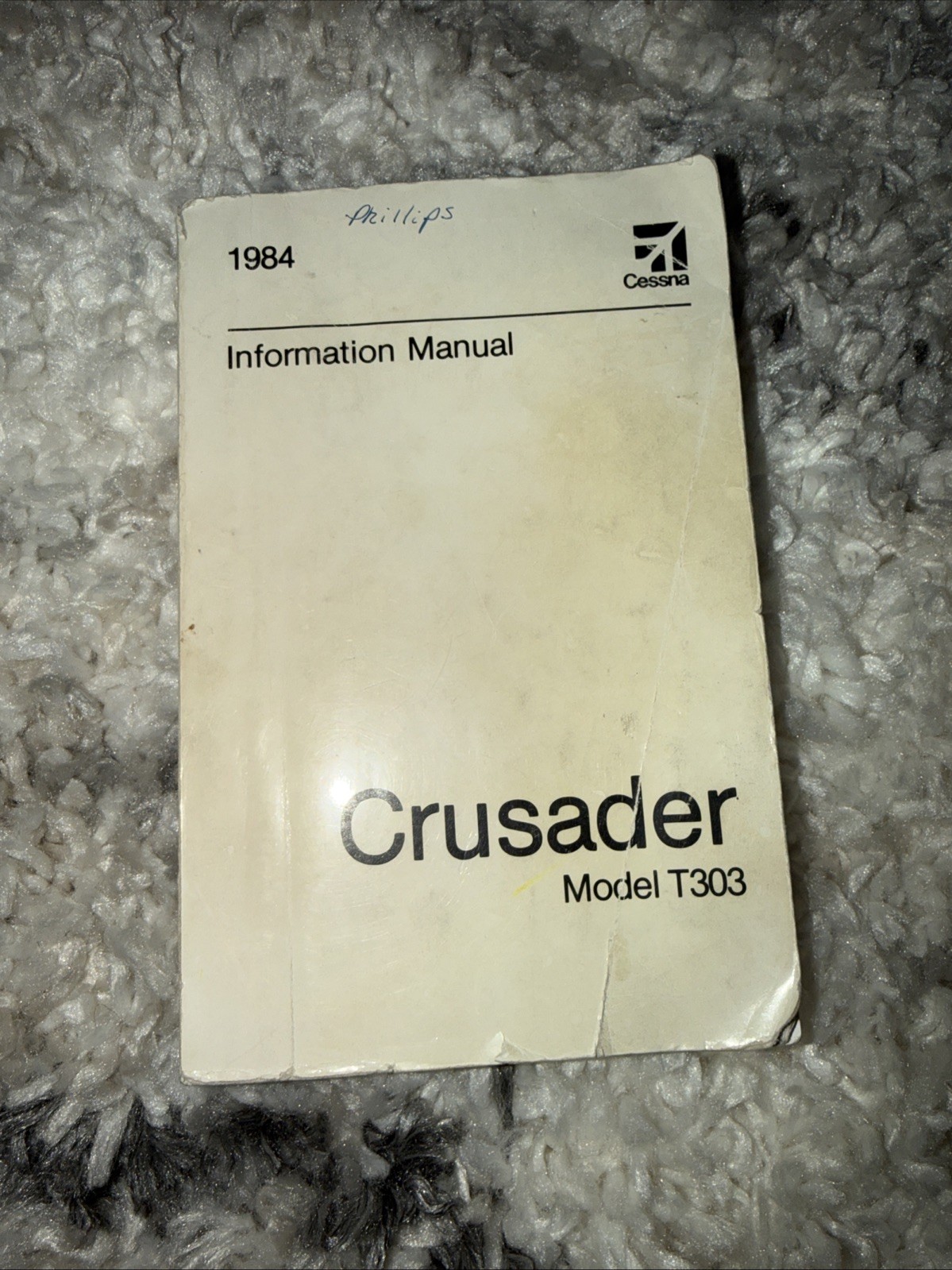 1984 T303 Crusader Cessna Information Manual Original  Manual OEM Rare