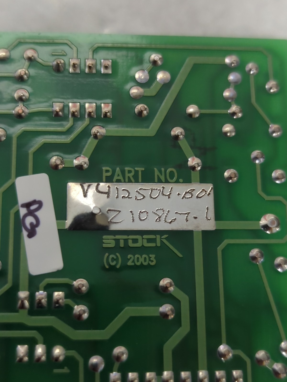 STOCK,V412504-B01,PCB CARD NOS