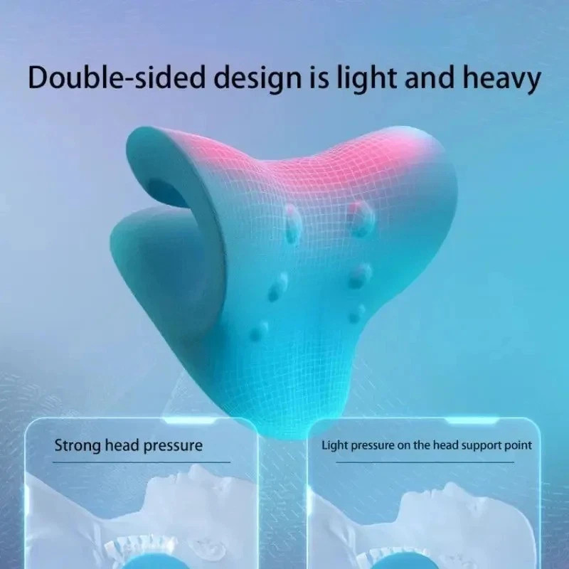 Neck Shoulder Stretcher Relaxer Cervical Chiropractic Traction Device Massage