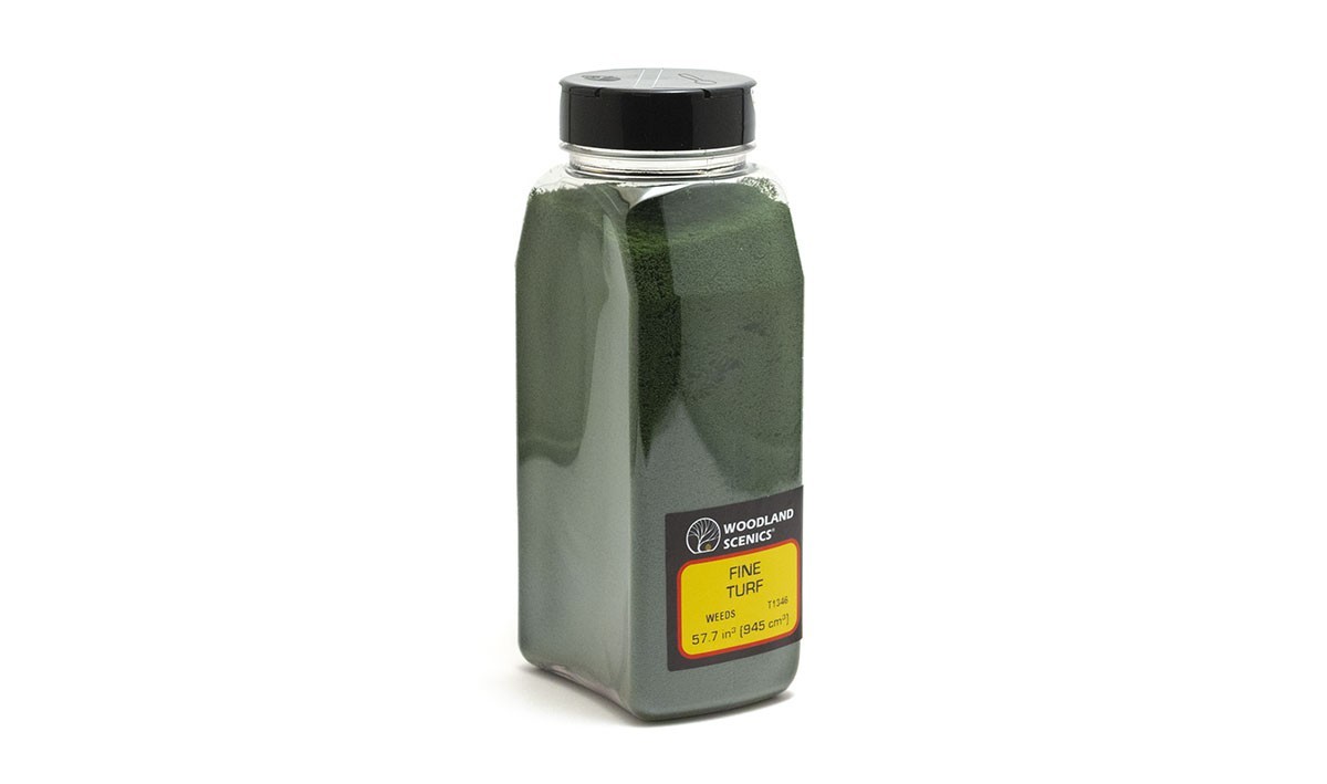 Woodland Scenics 1346 Fine Turf Weeds Shaker 30oz New Free Shipping
