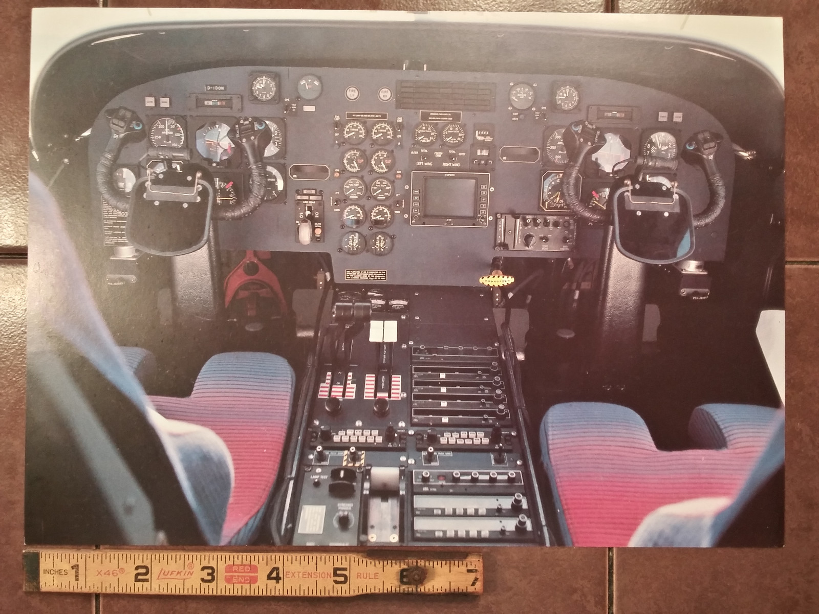Original Dornier 228-200 Instrument Panel Sales Brochure 8.25 x 11.75"