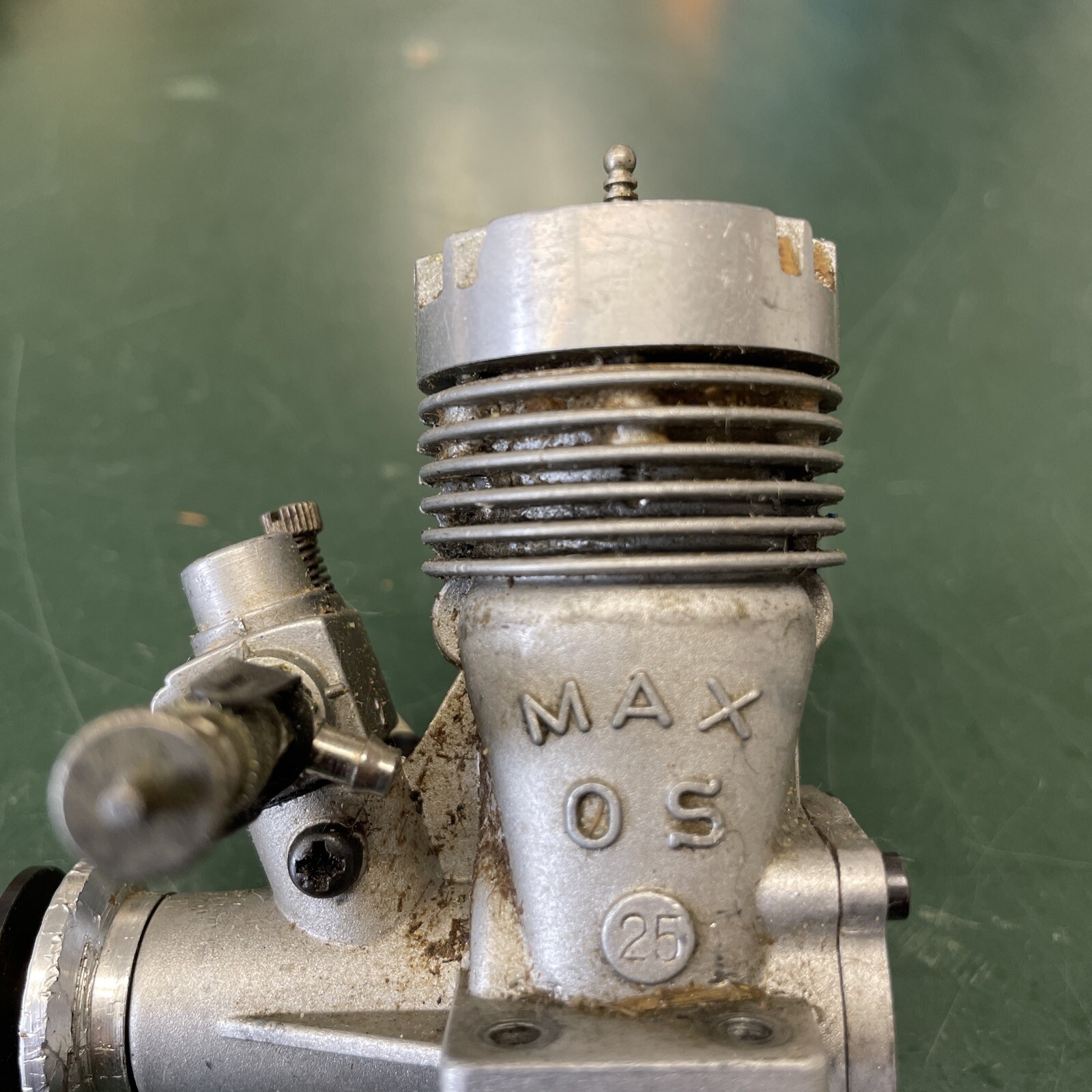 OS Max 25 RC Airplane Engine Nitro Glow 2 Stroke Untested