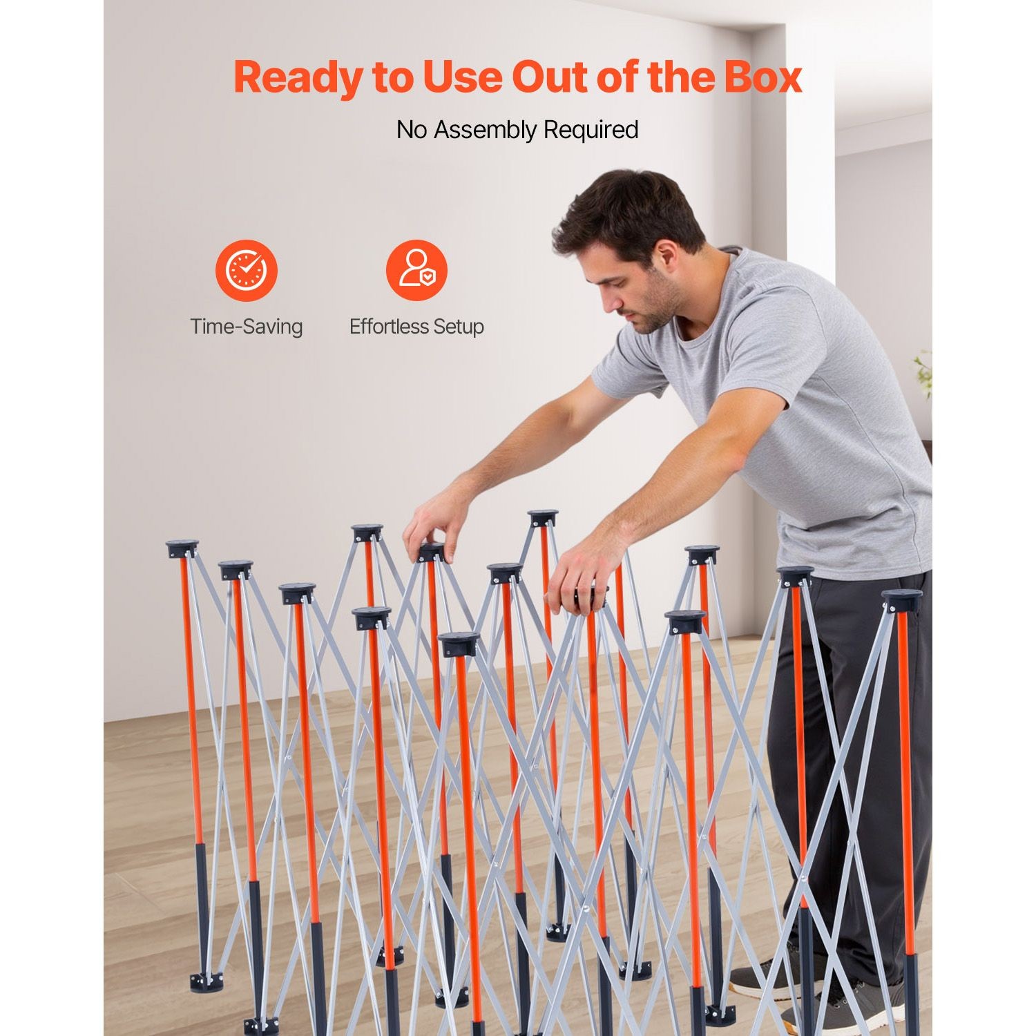 8x4ft Aluminum Alloy Workbench Stand 6000lbs Capacity No Assembly