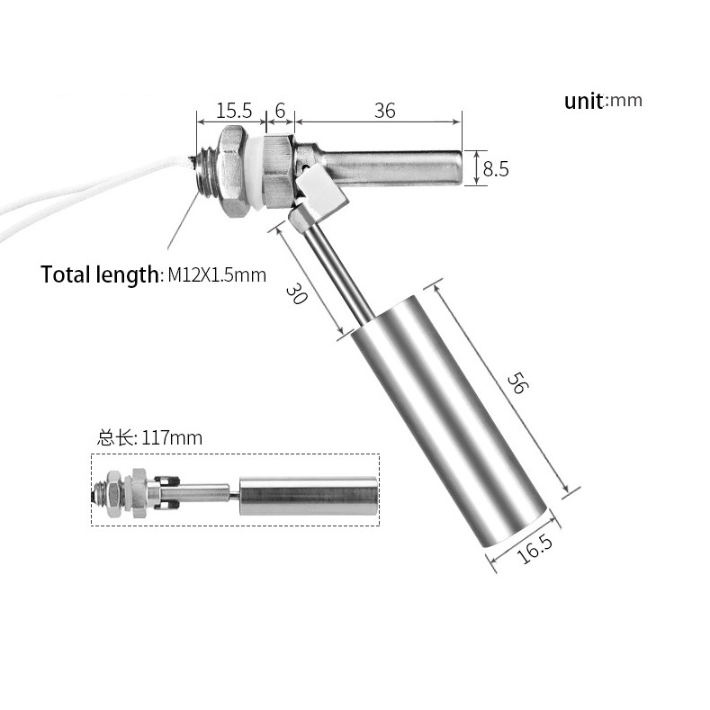 Stainless Steel Float Valve with Duckbill Design for Reliable Water Sensing