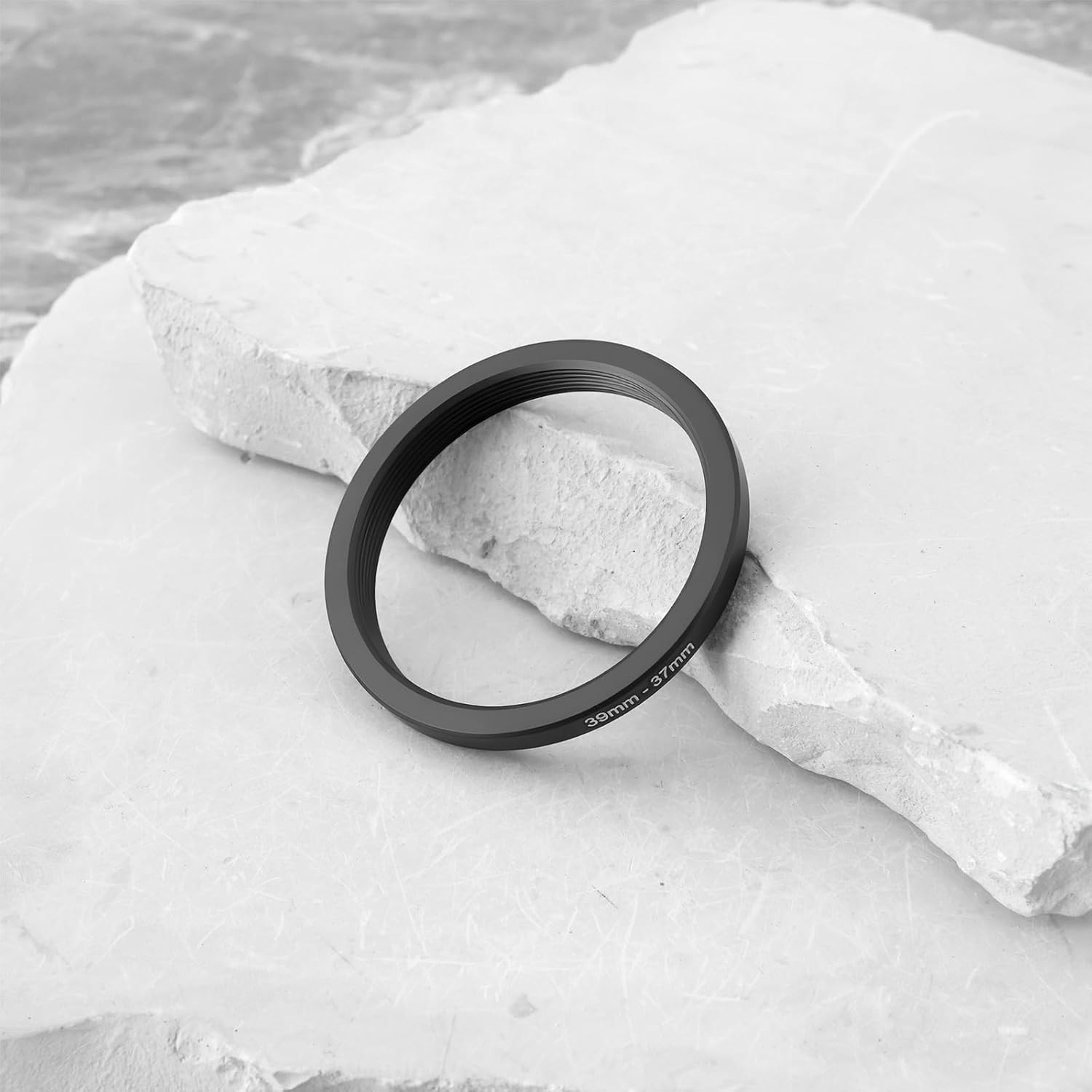 39Mm to 37Mm Step-Down Filter Adapter Ring Metal Threaded Lens Converter for Fil