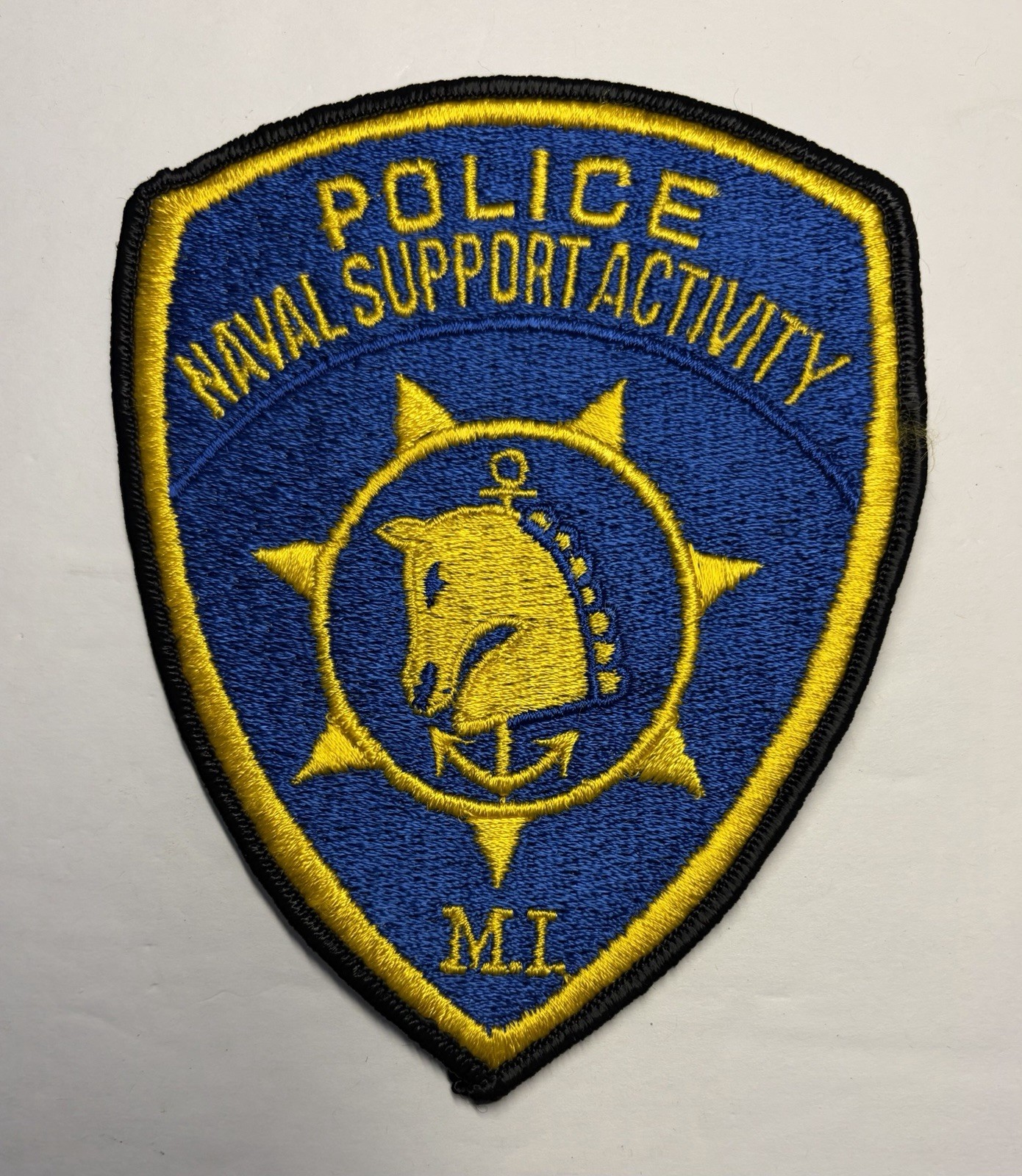 CALIFORNIA MARE ISLAND NAVAL SUPPORT ACTIVITY SHIPYARD POLICE PATCH VALLEJO #D45