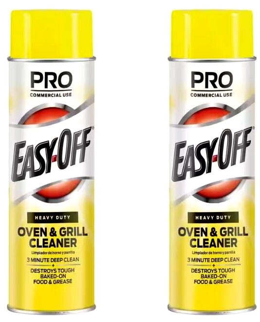 Easy Off Professional Heavy-Duty Oven and Grill Cleaner Pro -24 Oz. Pack Of 2