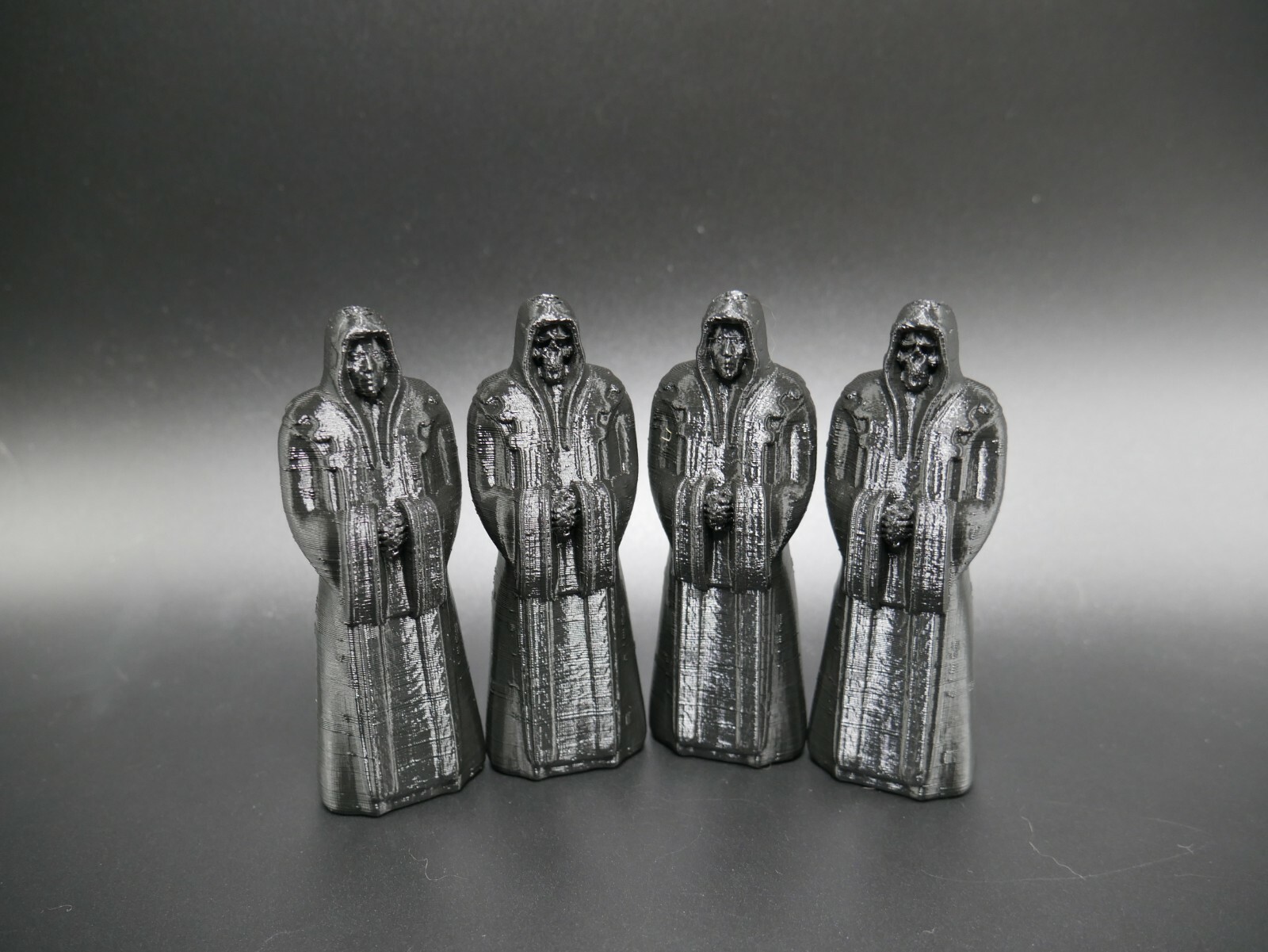 Tabletop Terrain Crypt Dark Priest Statues four total