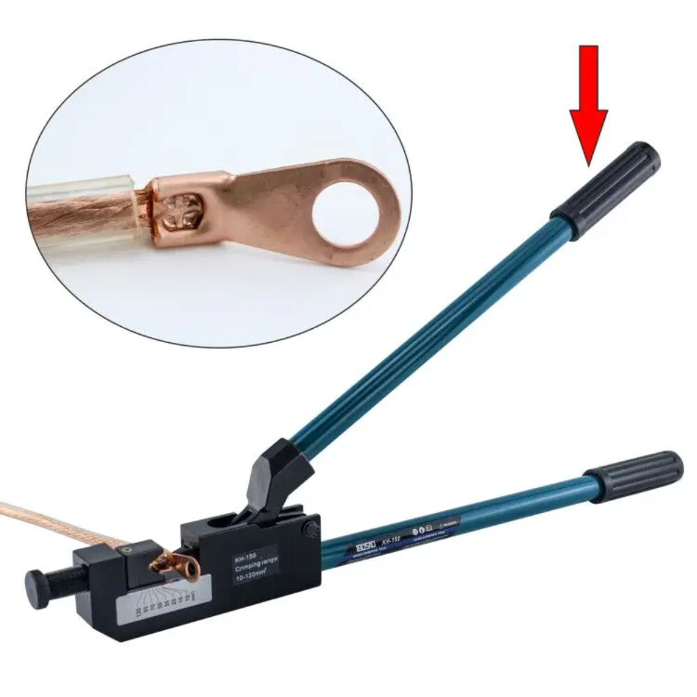 Cable Lug Crimper Tool 10-120mm Dieless Indent Terminal Cable Wire Crimping