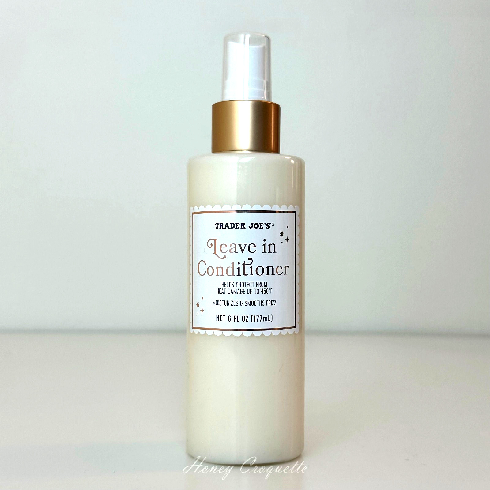 New Trader Joe's Leave in Conditioner Spray Protect from Heat Damage 6 oz