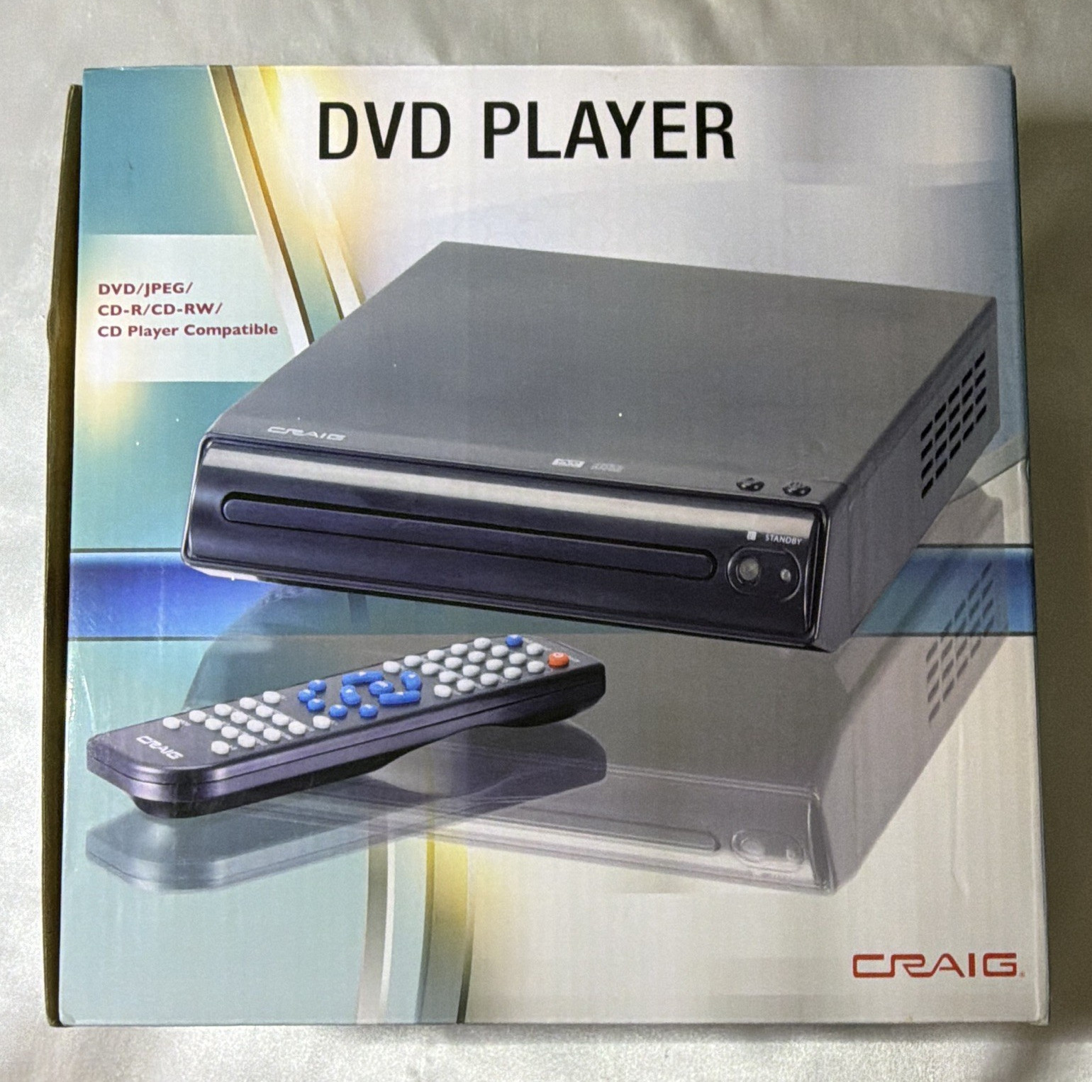 Craig CVD512A DVD Player Progressive Scan Multilingual w/ Remote, Region 1