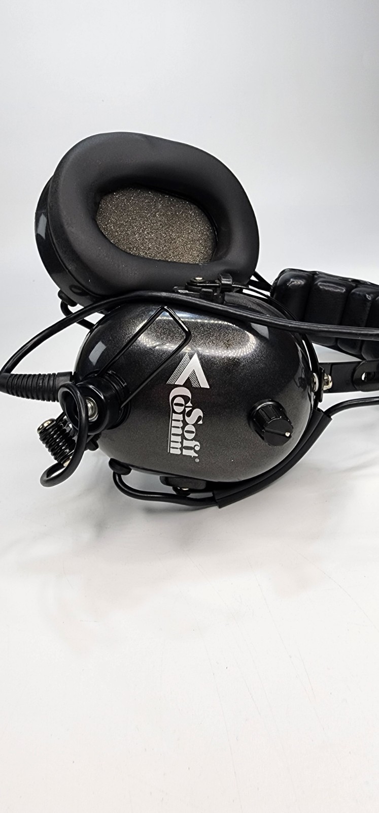SoftComm C-10 Chancellor - Passive Aviation Headset With Microphone Tested