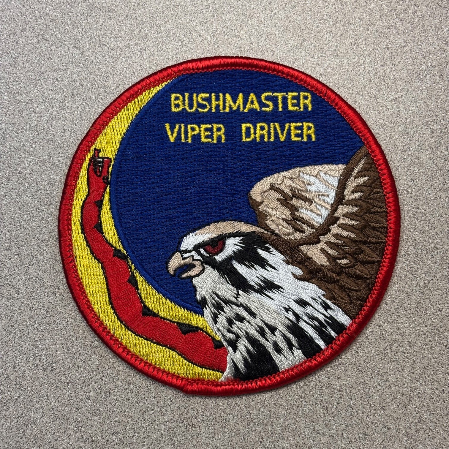 USAF 78th Fighter Squadron Viper Driver Swirl F-16C Air Force Patch