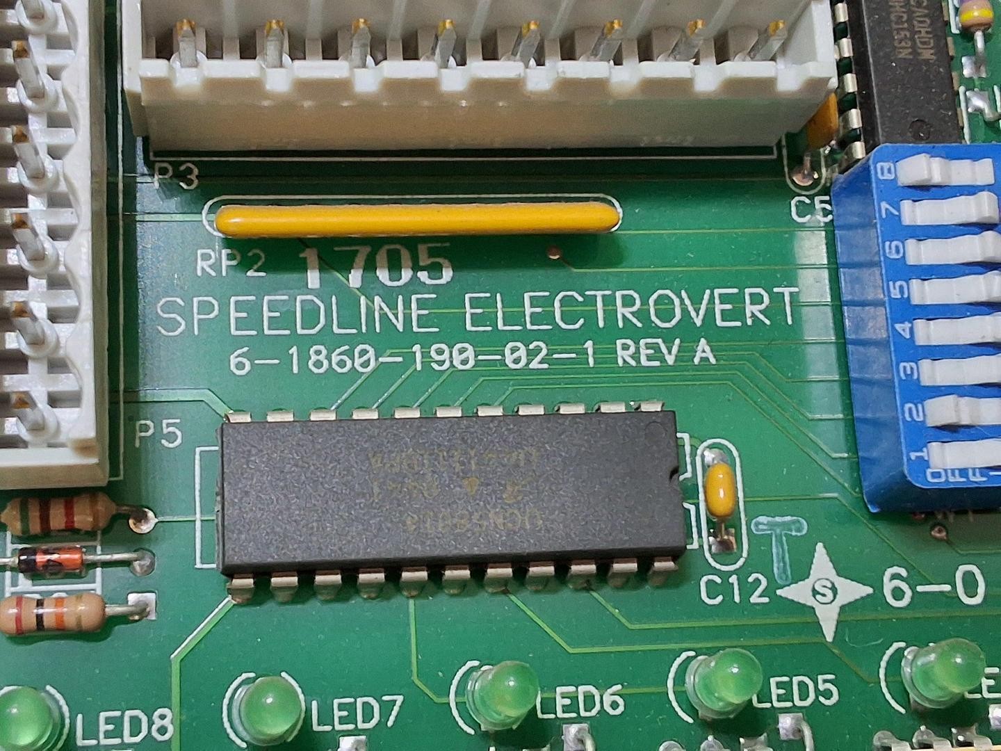 SPEEDLINE ELECTROVERT 6-1860-190-02-1 CONTROL BOARD