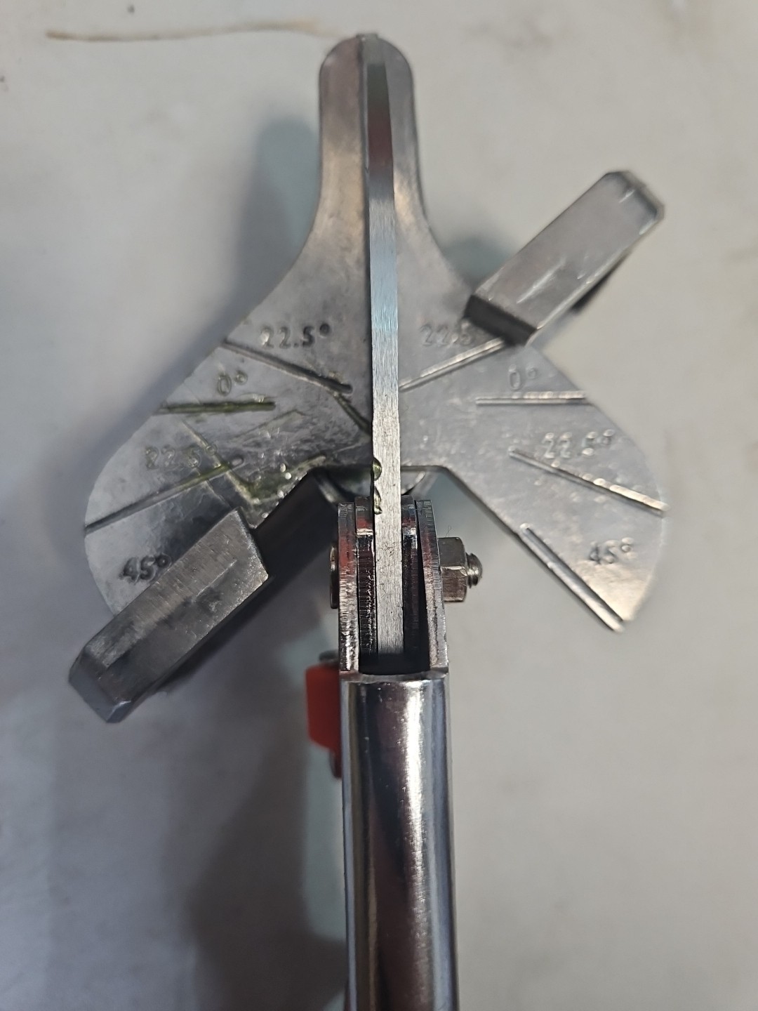 45-135 Degree Adjustable Angles Scissors Trim Shears Tool Multi Angles W/Blades