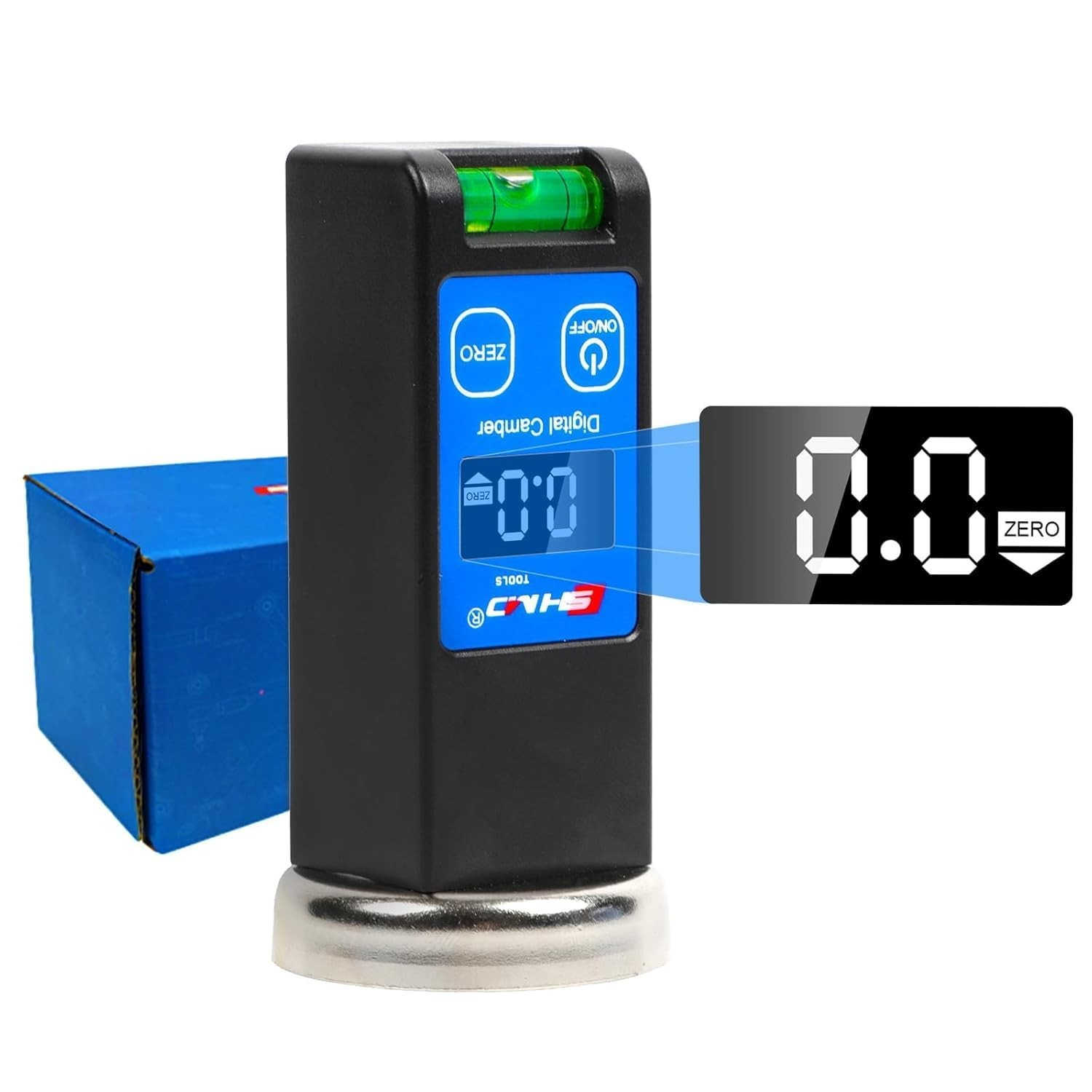 Digital Caster Camber Gauge - Magnetic Wheel Alignment Tool