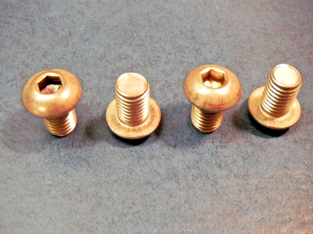 Stainless Steel 1/2-13 x 3/4" Button Head Hex Drive Machine Screw Qty = 4