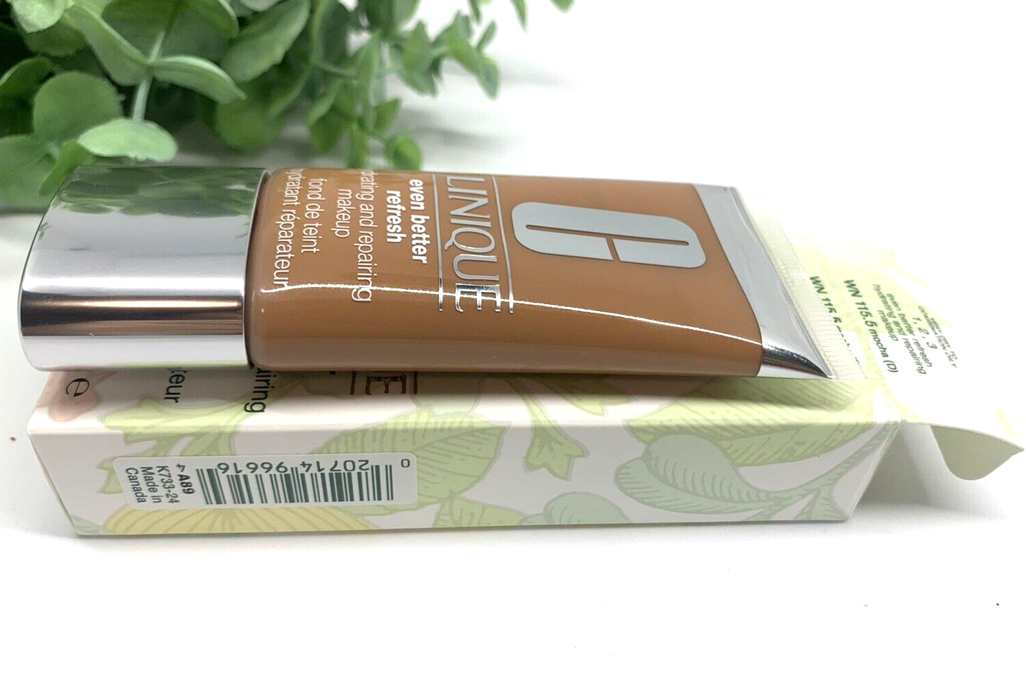Clinique Even Better Refresh Hydrating Foundation 30ml #WN 115.5 MOCHA (D) NIB