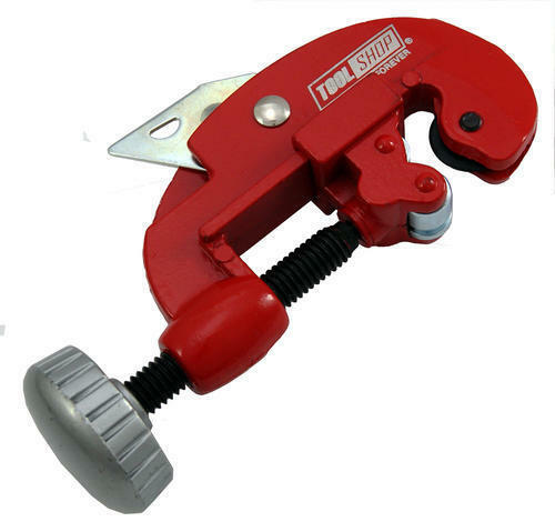 Large Tube Pipe Cutter Cut Tubing 1/8” to 1-1/8” Fold Away Reamer Aluminum Frame