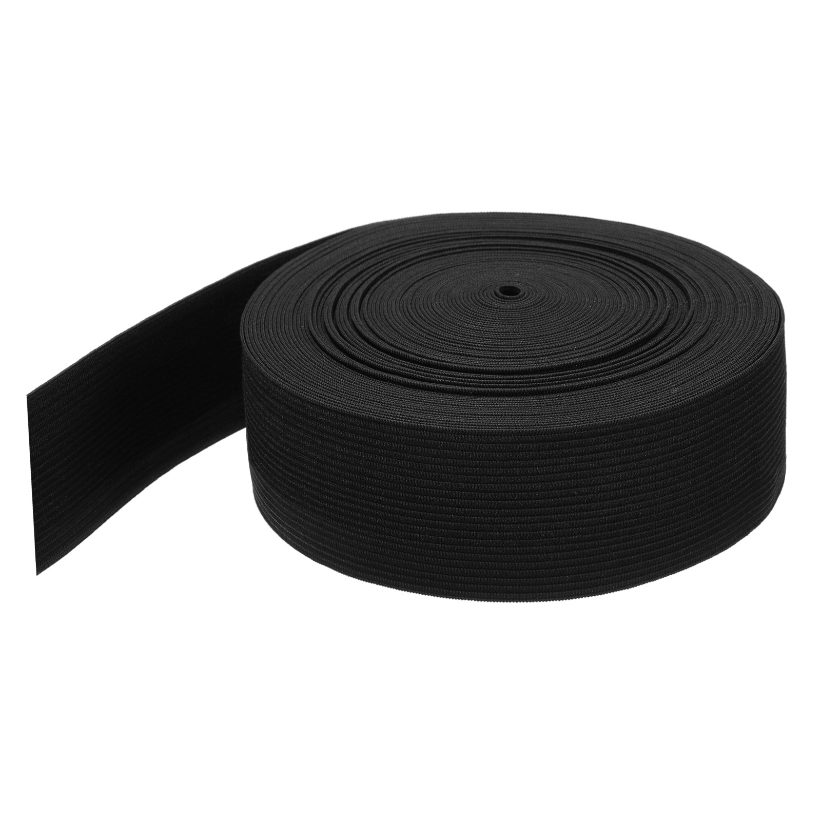 1-3/4" x 14 Yard Knit Elastic Spool Flat Band for Sewing DIY Black