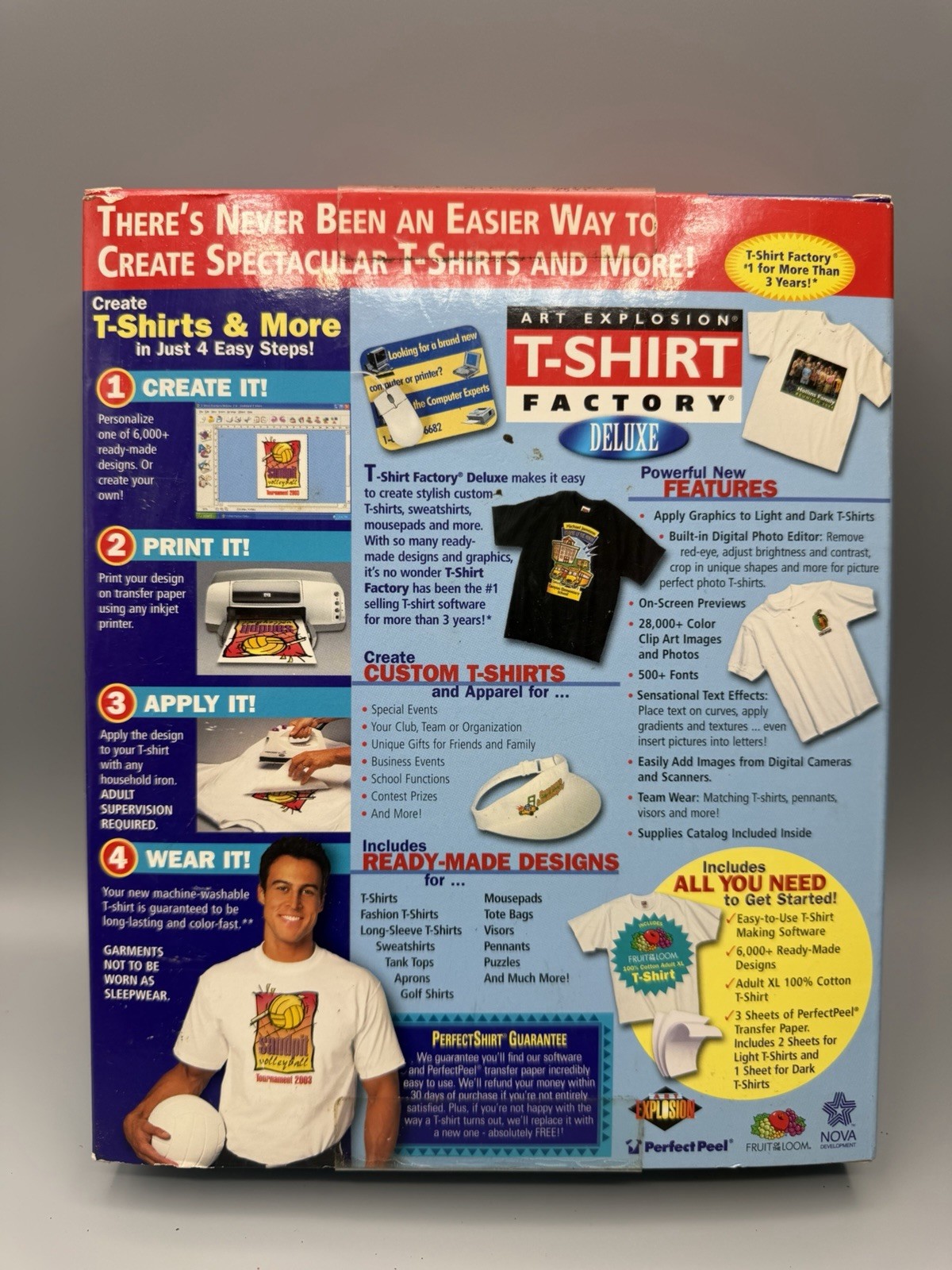 Art Explosion Nova T-Shirt Factory Designed Exclusively Software for Windows NEW