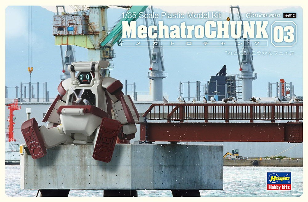 Hasegawa 1/35 Mechatrochunk No.03 Retro and Replacement Face