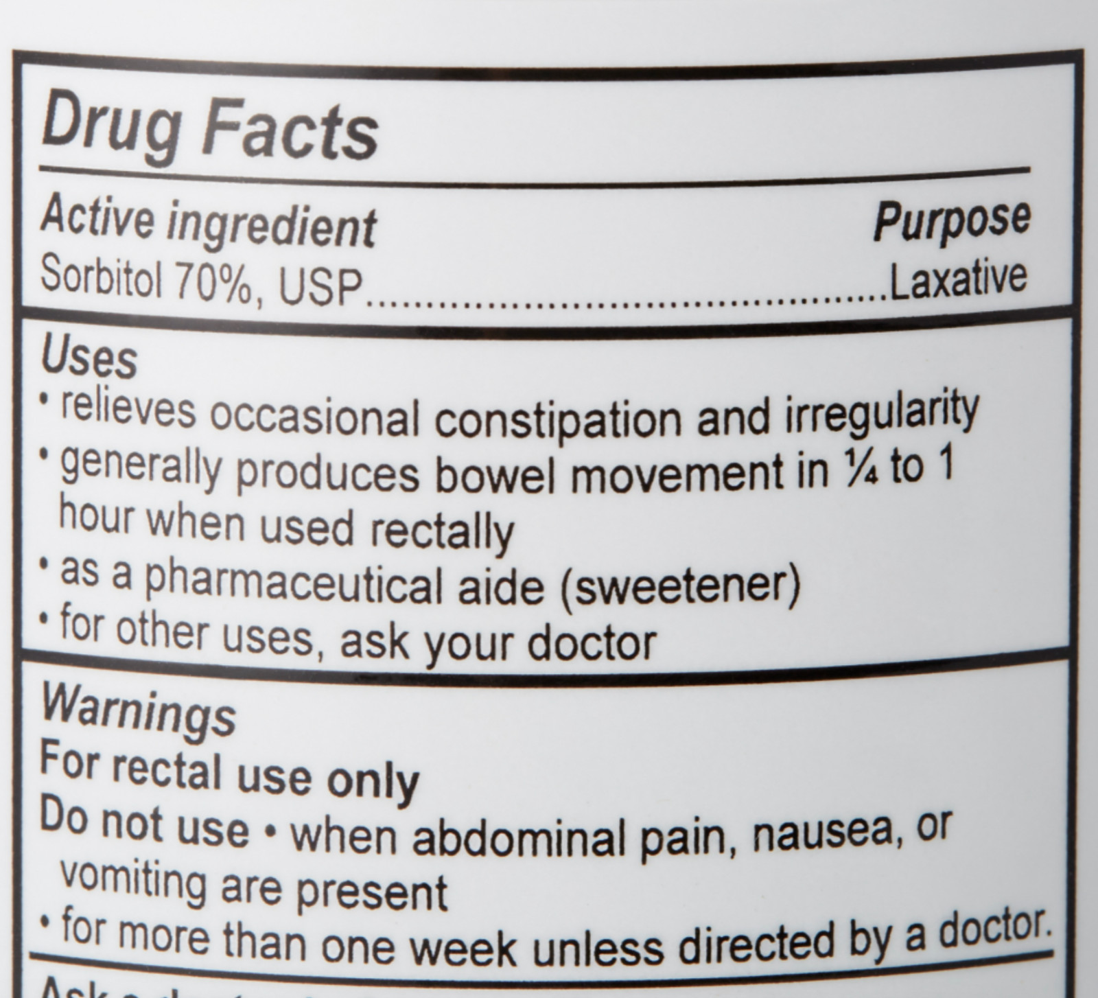 Geri-Care Laxative Liquid 16oz 70% Sorbitol - 5 Bottles