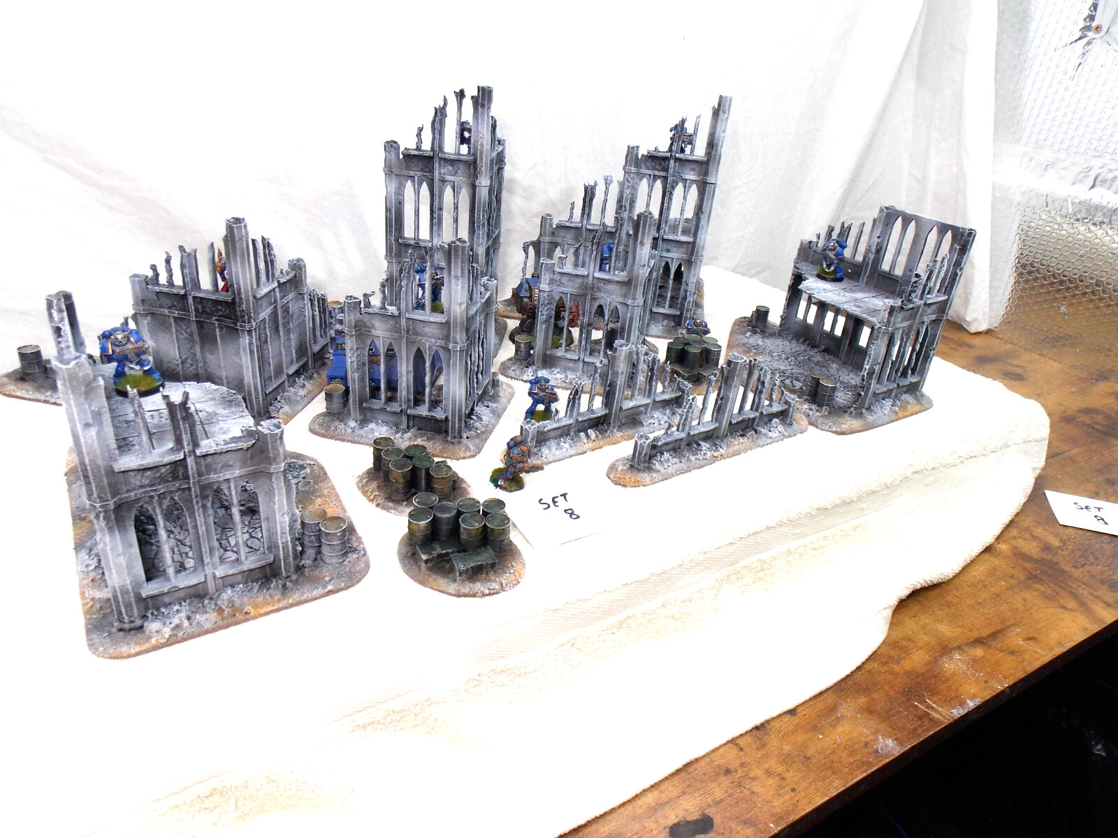 WARGAMING TERRAIN PAINTED,ADVANCE ORDERS,,MEGA BUNDLE SET OF 12 PIECES