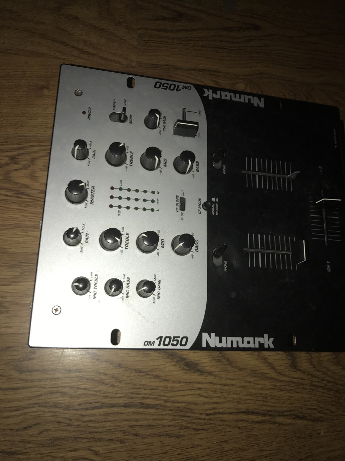 Numark DM 1050 DJ mixer 2 Channel Untested Only