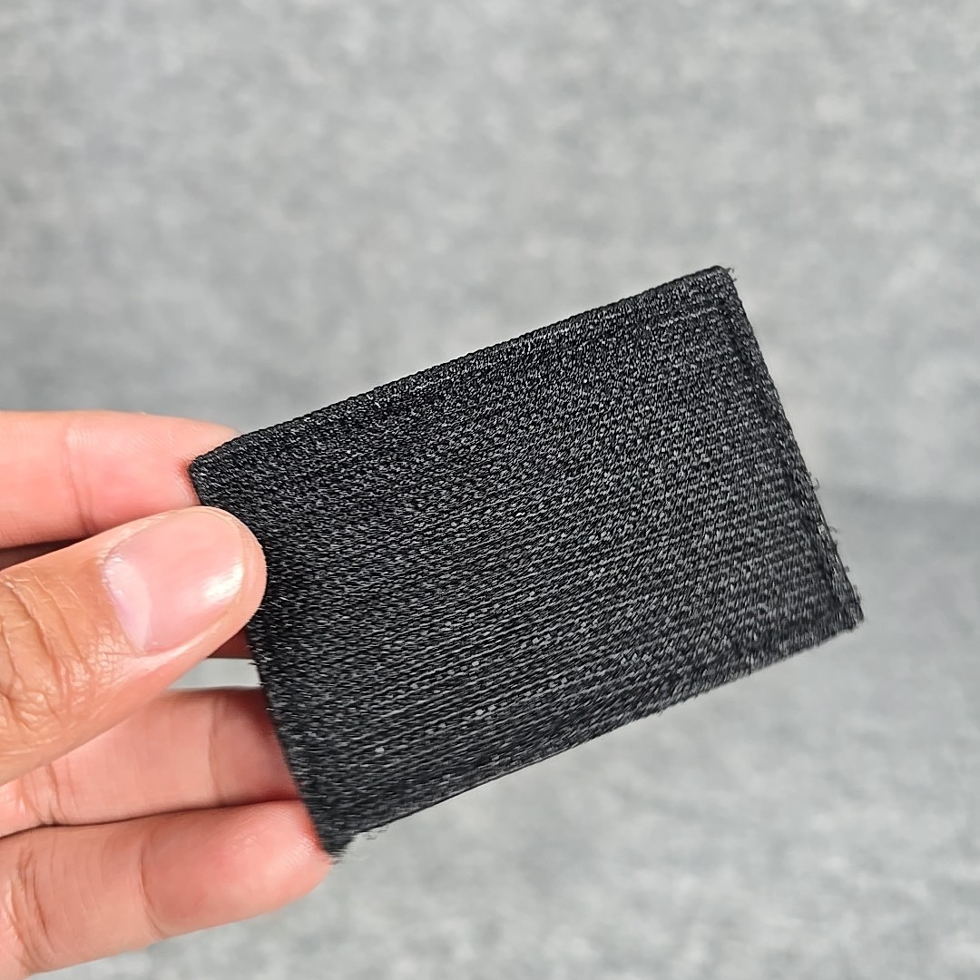 Black Embroidered Morale Patch "TEAM" Together Everyone Achieves More 2x3 Hook