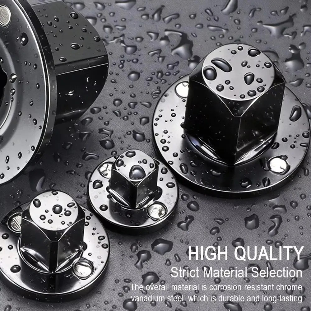 4Pcs Low Profile Impact Socket Adapter Set, Drive Ratchet Adapter Set, Magnetic
