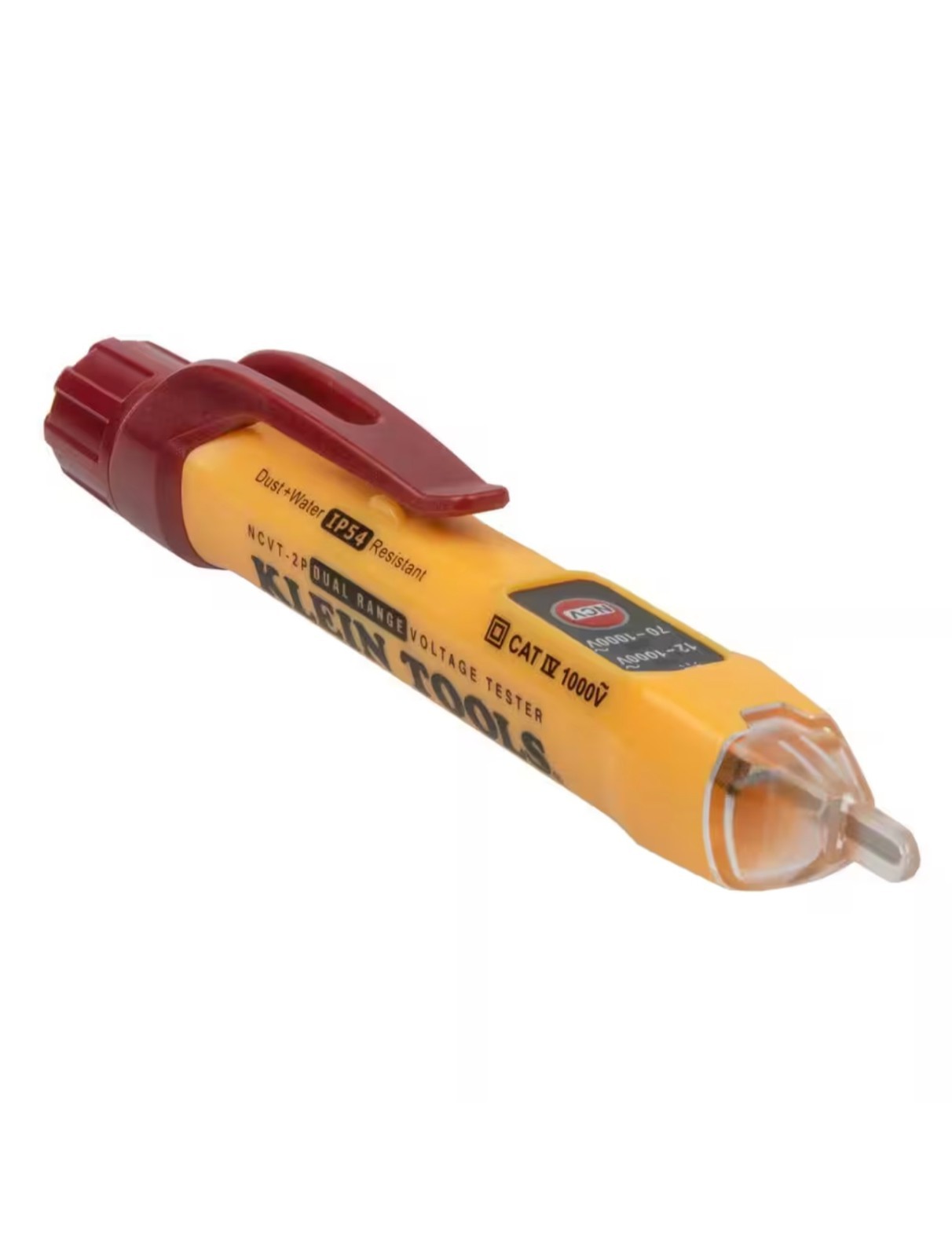 Klein Tools NCVT-2P Dual Range Non-Contact Voltage Tester 12 to 1000V AC
